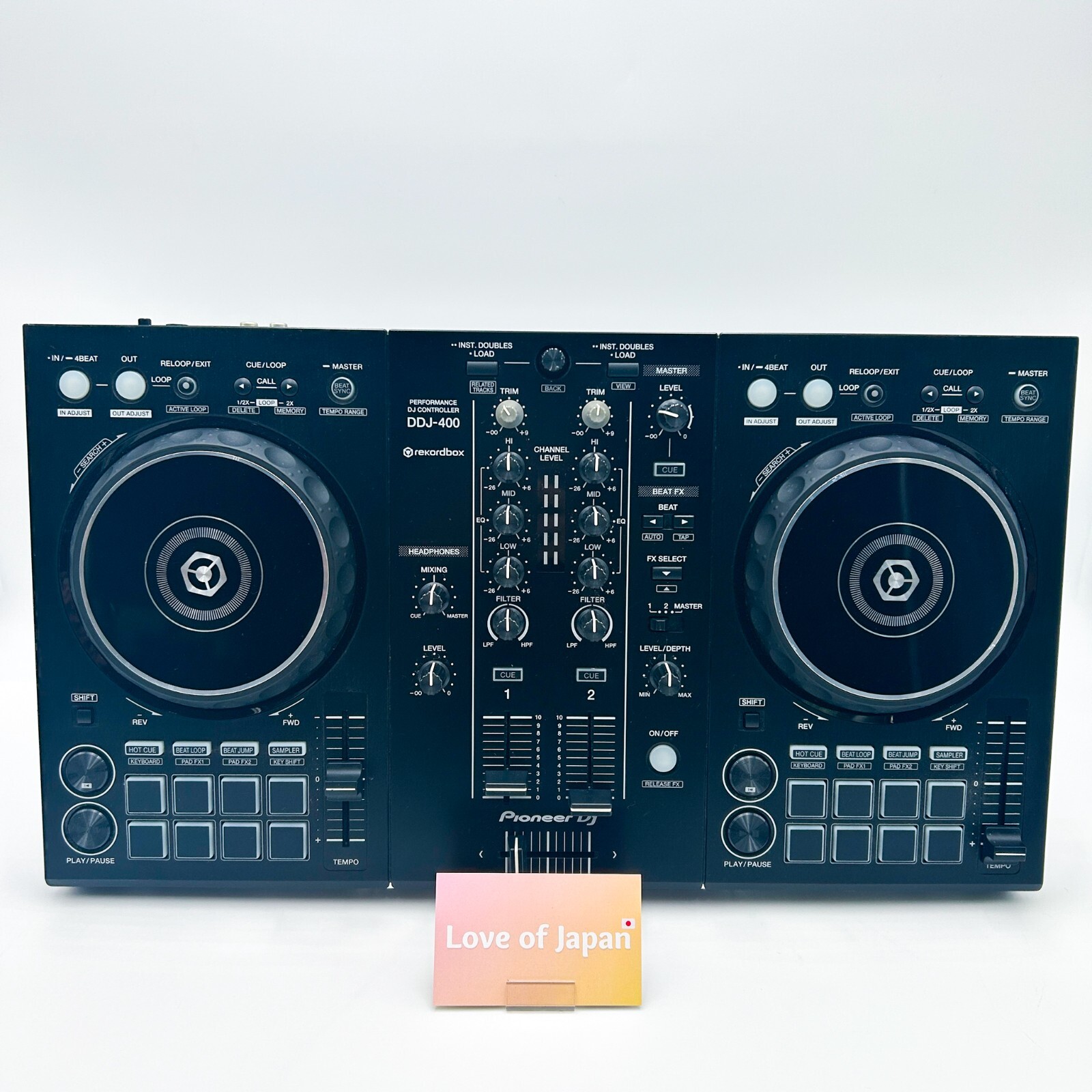 Pioneer DJ DDJ-400 Black DJ Controller 2-channel rekordbox DDJ400