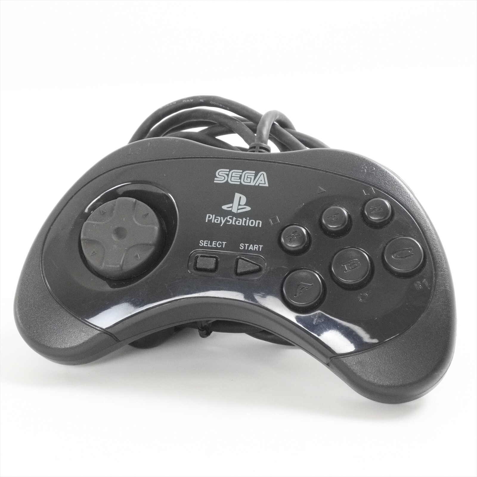 PS2 SEGA Classic Control Pad Controller Black for PlayStation 2