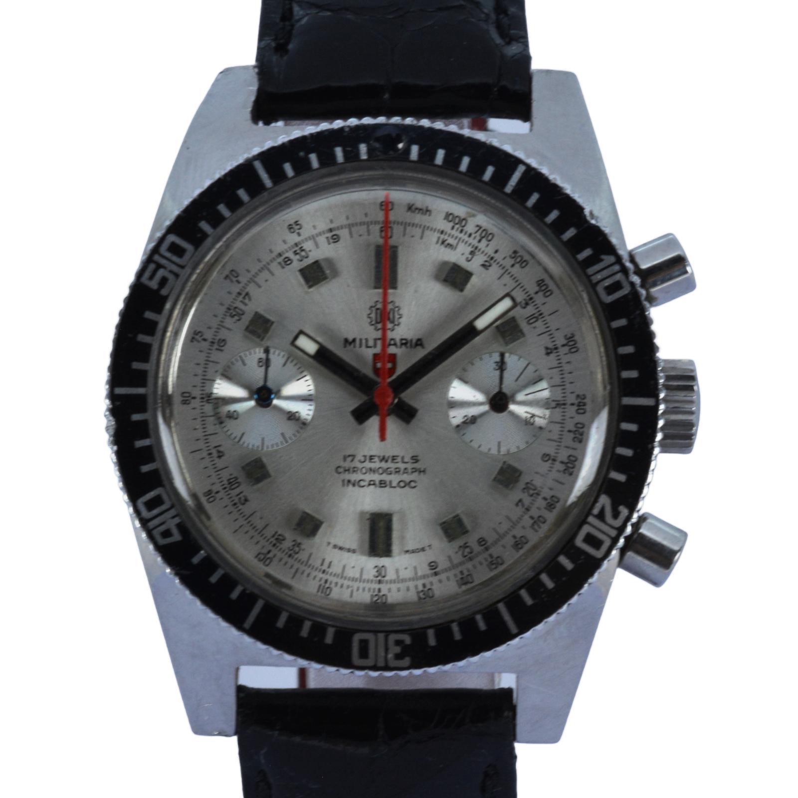 Rare Dixi Militaria Men's 38mm Manual Chronograph Watch 1006-10