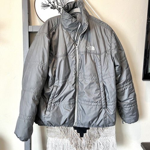 TNF The North Face Mens Down PufferJacket Gray Size L | eBay