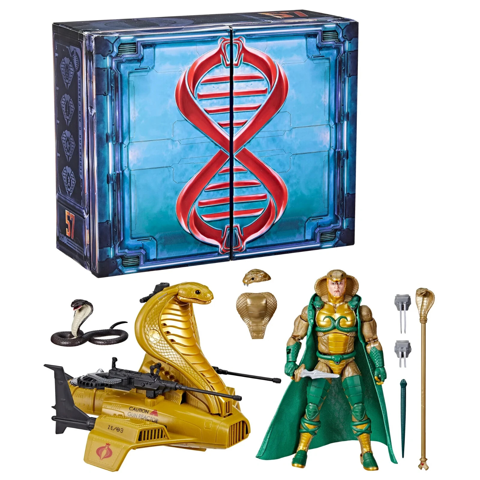 Hasbro G.I. Joe Serpentor & Air Chariot 6 in Action Figure