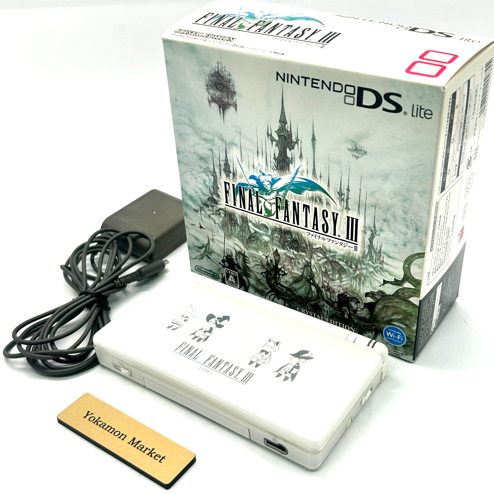 Final Fantasy III Crystal Edition Nintendo DS Lite Japan FF3 game