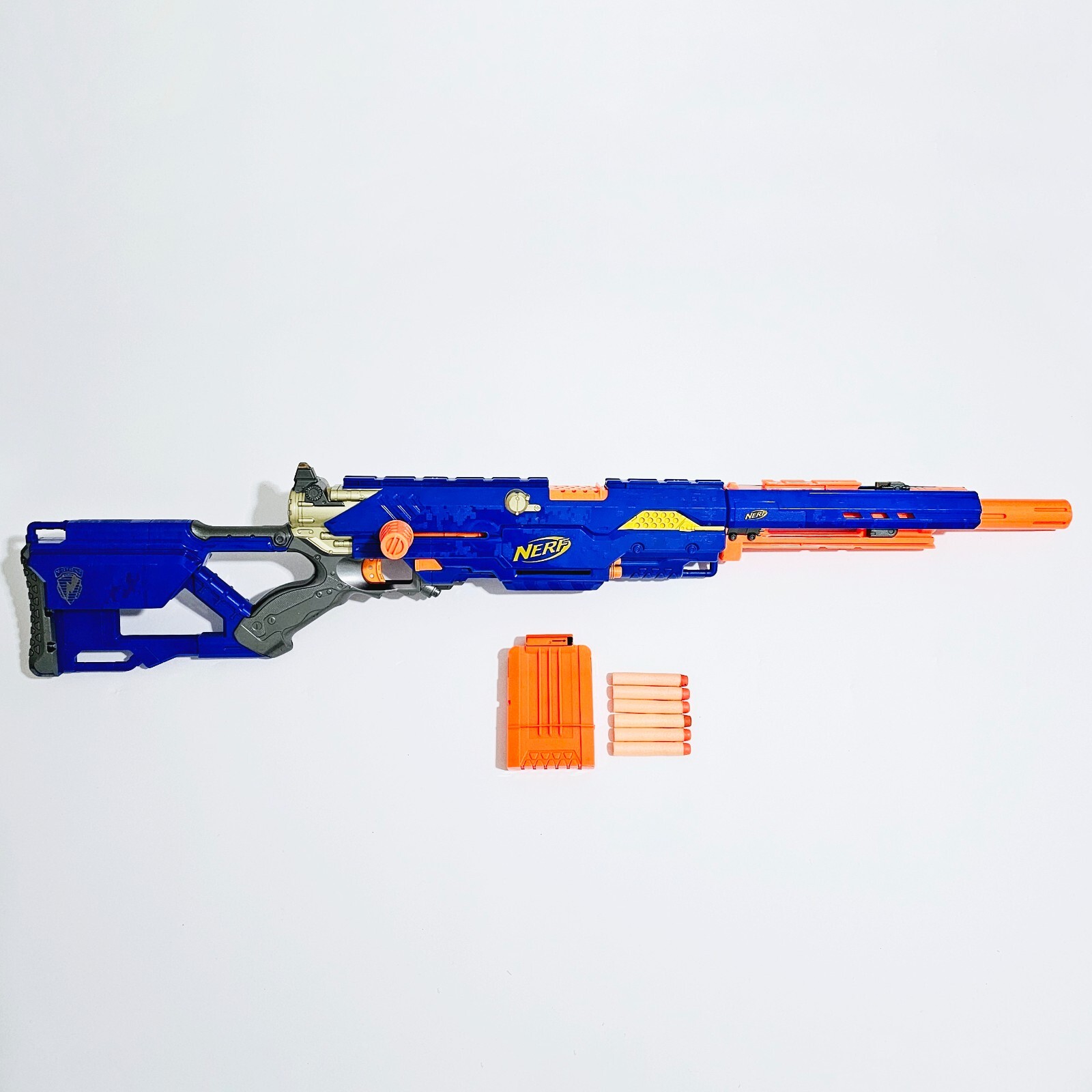 Nerf N-Strike Longstrike CS-6 Dart Blaster - Includes Barrel