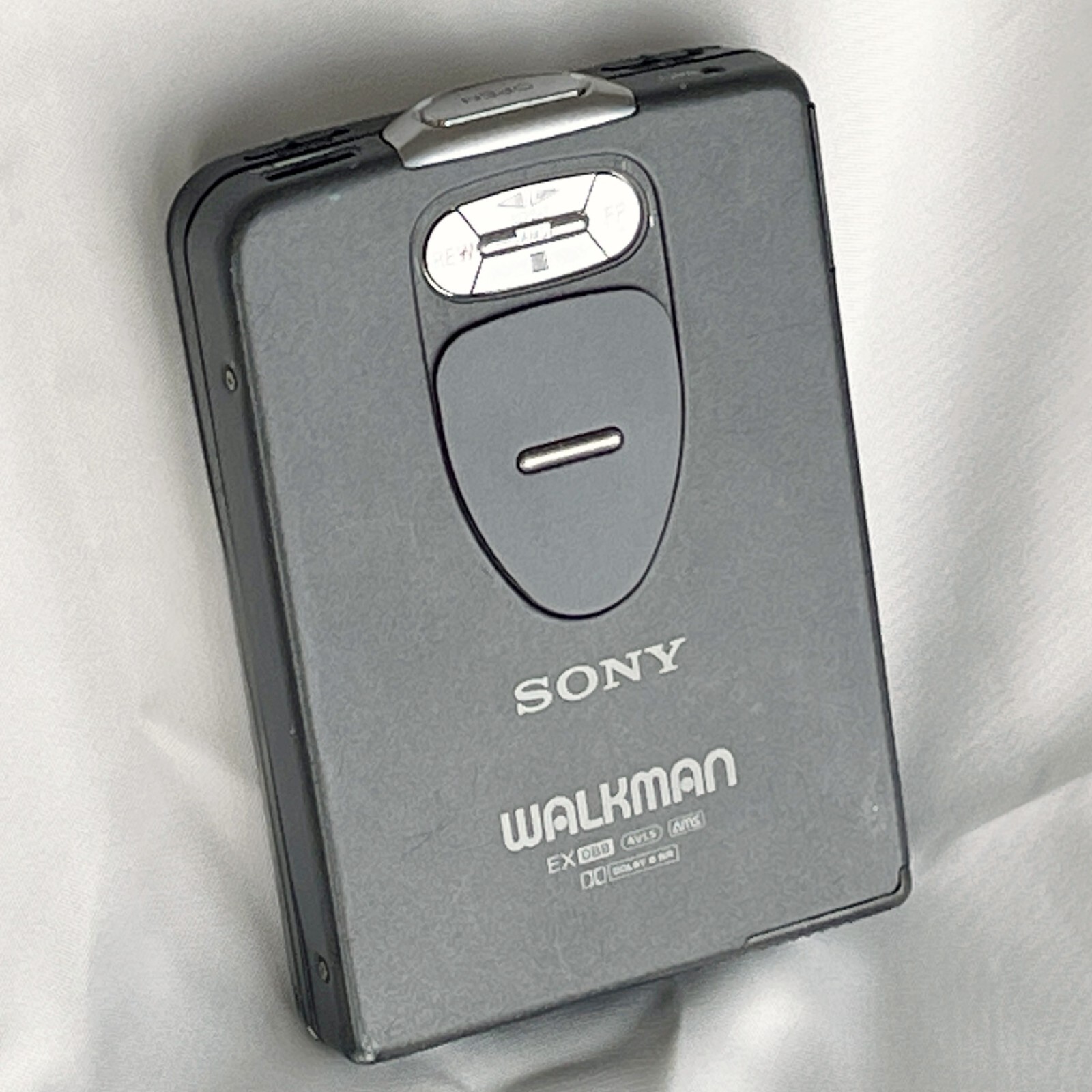 SONY WM-EX1 1994 Black Walkman VIntag Cassette Player Made in