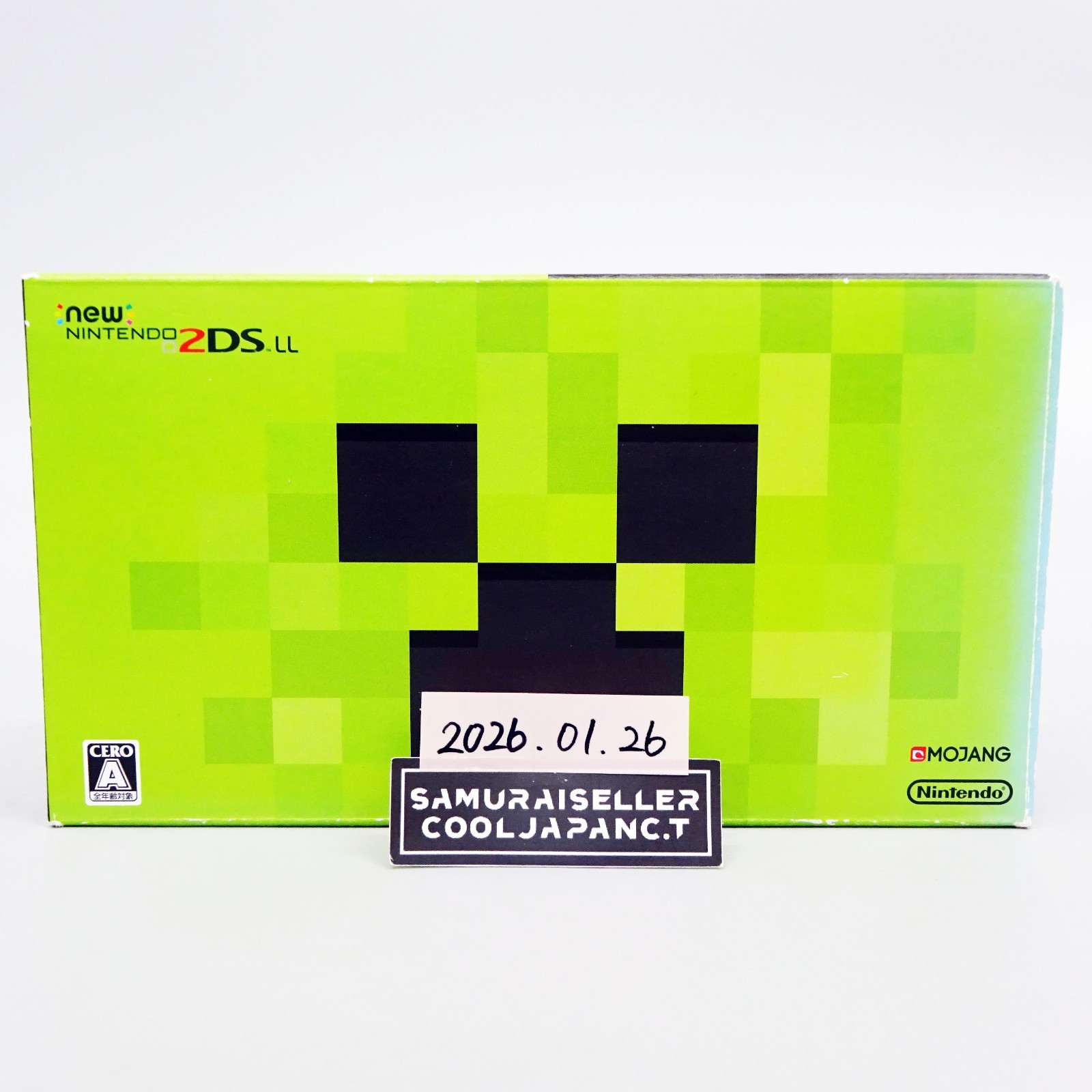New Nintendo 2DS LL Minecraft Creeper Edition Game Console Japan