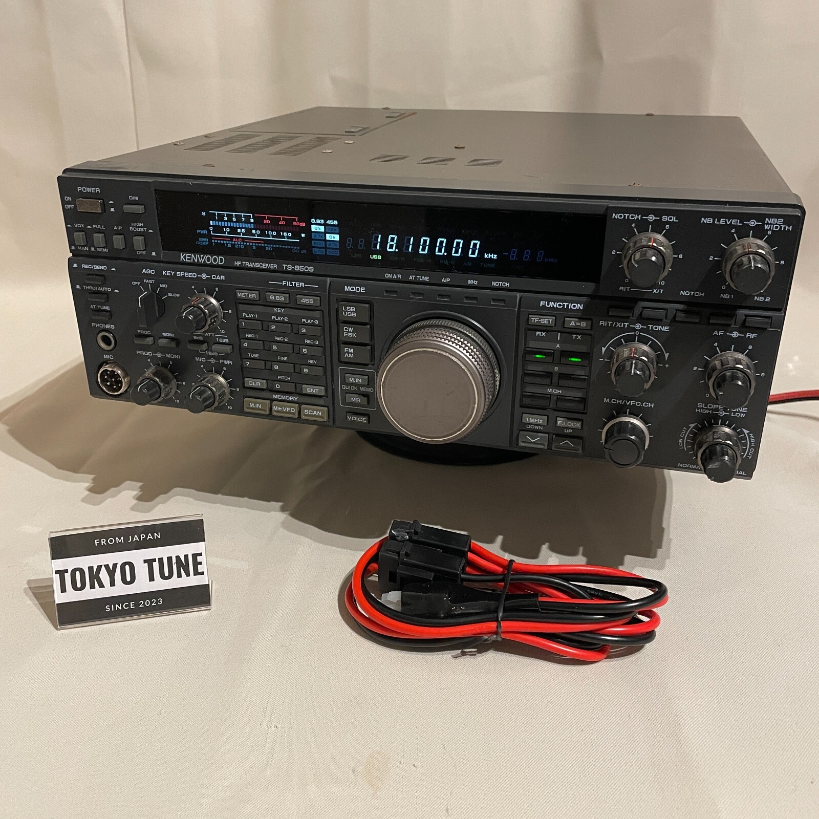 Kenwood TS-850S 100W HF Transceiver Fully AT Auto Tuner Working w