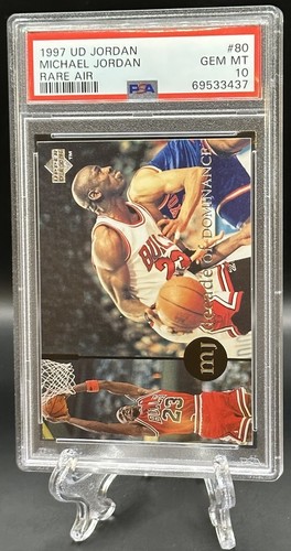 Michael Jordan 1997 Upper Deck Rare Air Decade Of Dominance #80
