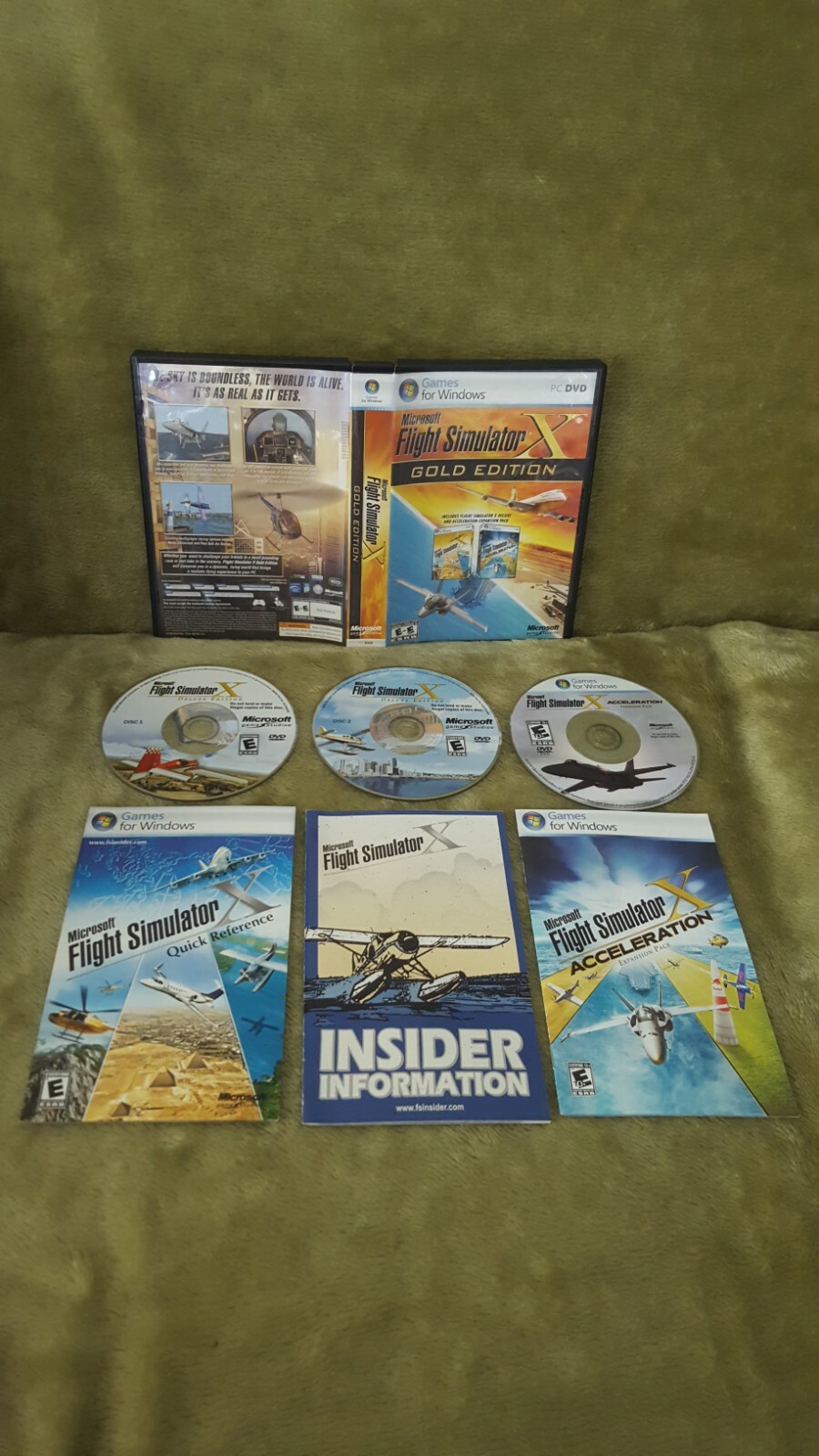 Microsoft Flight Simulator X: Gold Edition (PC: Windows) COMPLETE