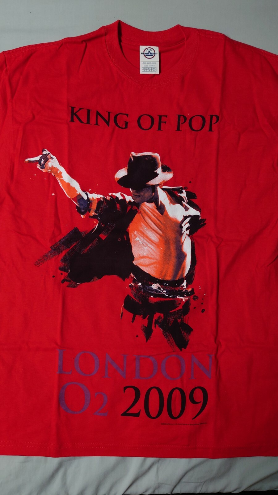Official Michael Jackson T-Shirt This is It 2009 1 Shirt London 02
