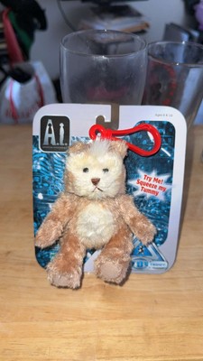 2001 AI ARTIFICIAL INTELLIGENCE SUPER TOY TEDDY BEAR KEYCHAIN RARE