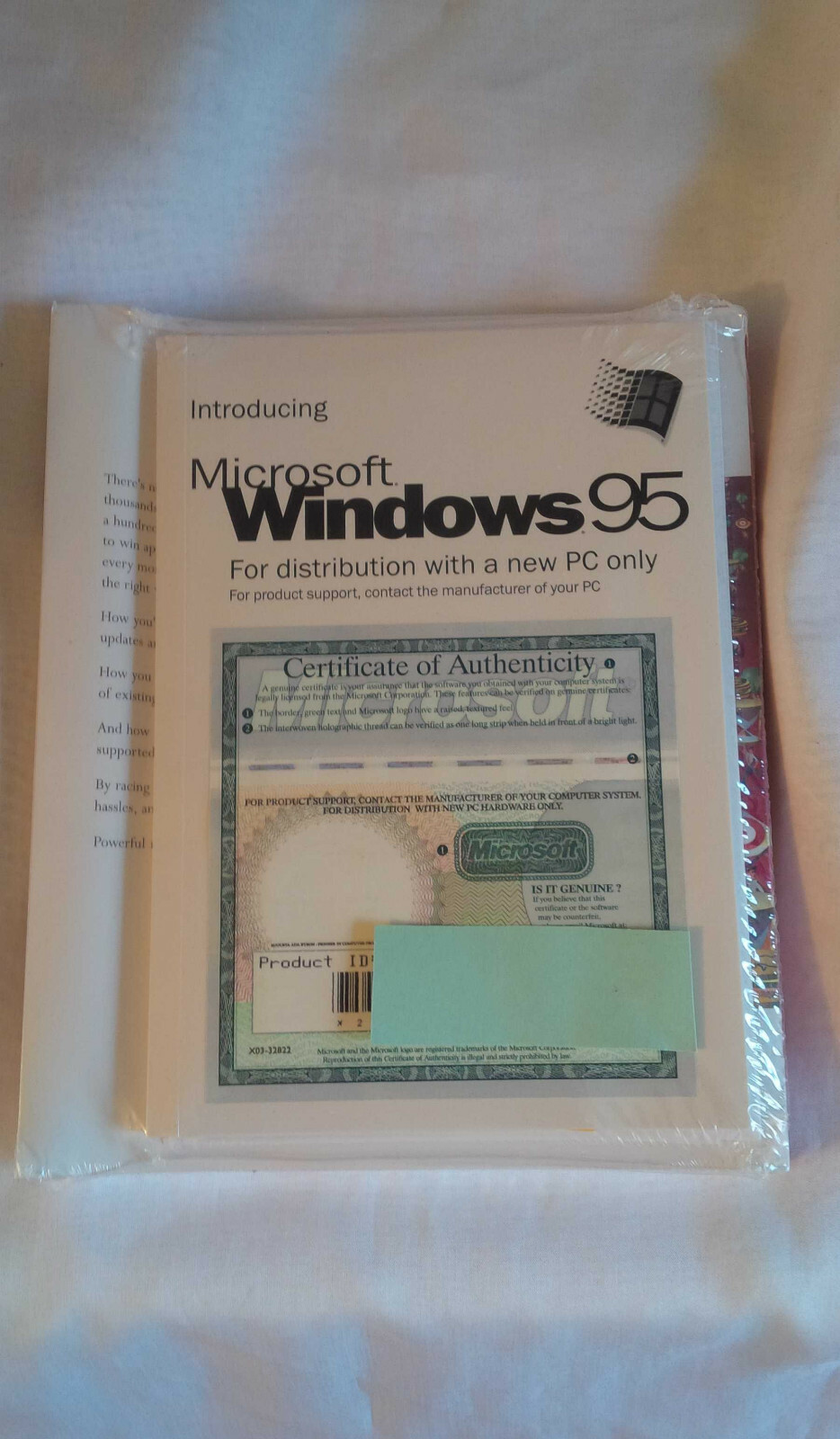 BRAND NEW Microsoft Windows 95 Original Software - Still In