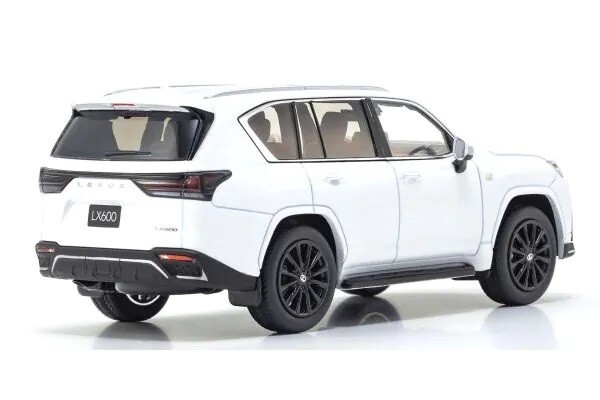 1/43 Lexus LX600 F Sport LHD White Nova Diecast Model Car by