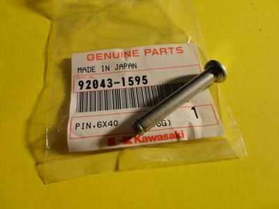 NOS OEM FACTORY KAWASAKI ZX600 ZX1200 ZX900 ZX1100 PIN 92043-1595