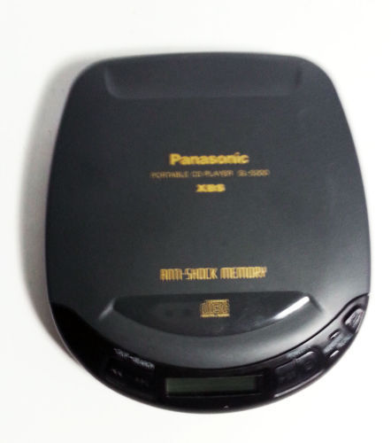 Panasonic SL-CT490 CD Player w/ Box, Power Supply & Headphones