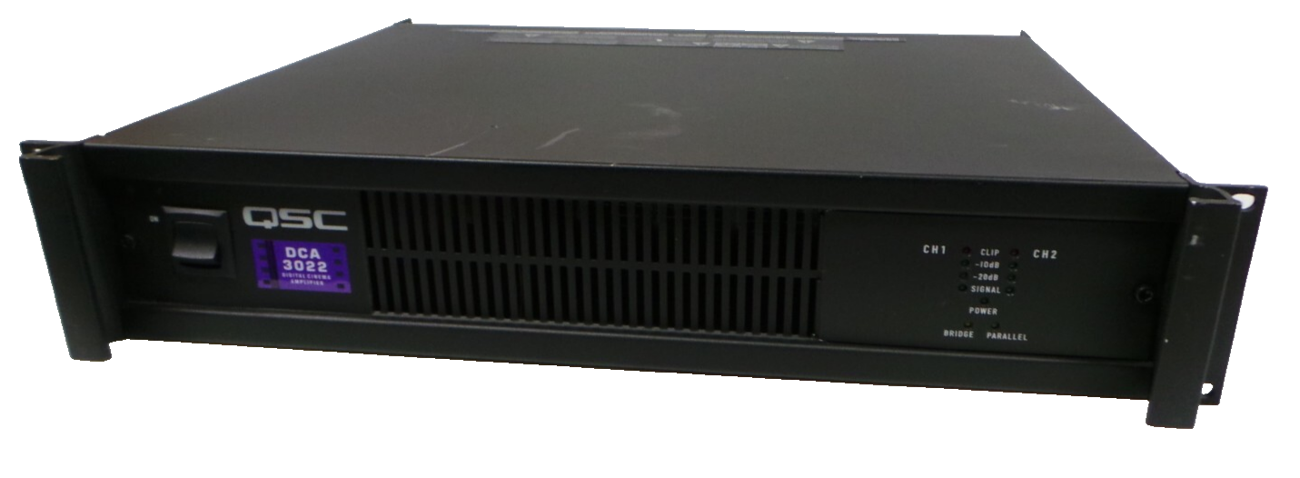 QSC DCA 3022 CINEMA POWER AMPLIFIER 900W 4 OHMS | eBay