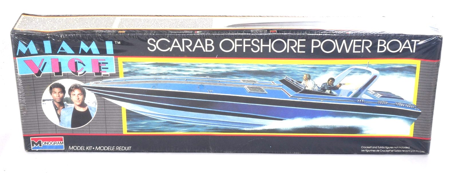 Rare Vintage Miami Vice Offshore Power Boat Model Kit Monogram