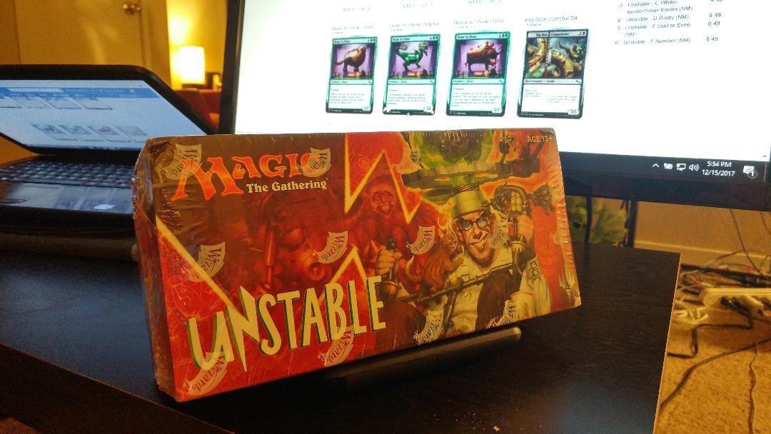 Magic The Gathering MTG Unstable English Booster Box Factory