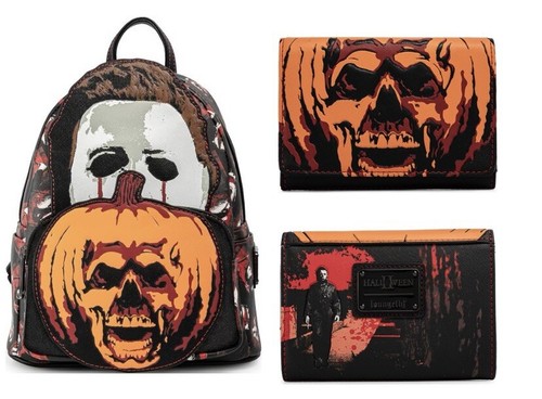 Loungefly Halloween II Michael Myers Mini Backpack + Wallet New