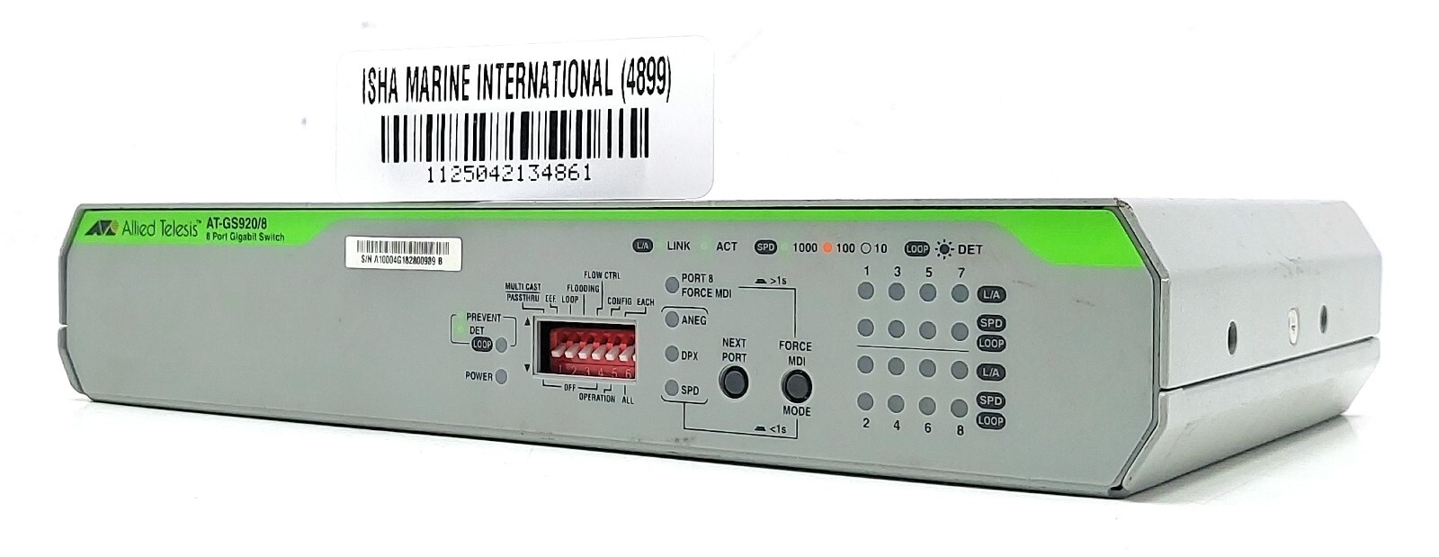 Allied Telesis AT-GS920/8 スイッチングハブ 4つセット Allied