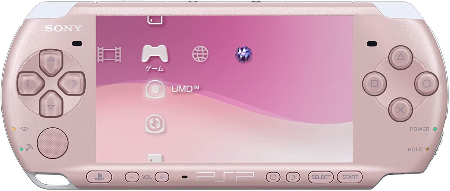 SONY PSP 3000 ZP Console Blossom Pink Playstation Portable Used