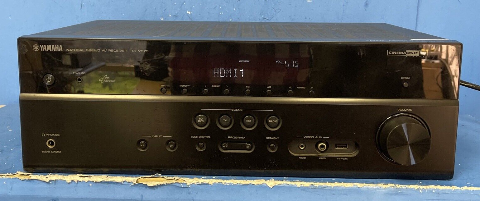 Yamaha RX V575 7.2 Channel 190 Watt Receiver CINEMA DSP 3D