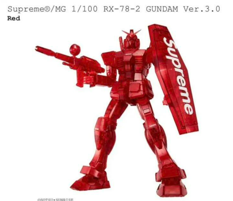Supreme®/MG 1/100 RX-78-2 GUNDAM Ver.3.0 NEW | eBay