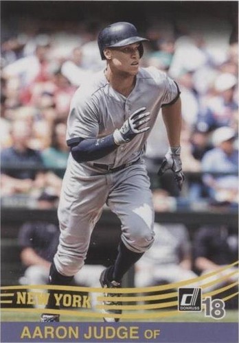 2018 PANINI DONRUSS WHAMMY! #W4 AARON JUDGE PSA 9 MINT YANKEES SP