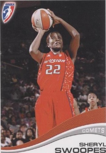 SHERYL SWOOPES SIGNED 8x10 PHOTO HOUSTON COMETS WNBA HOF LEGEND