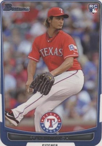 POP 3 PSA 9 YU DARVISH 2012 BOWMAN CHROME RC AUTOGRAPH BLUE