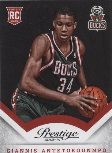 Giannis Antetokounmpo 2013-14 Panini Prestige RC Rookie Card #175