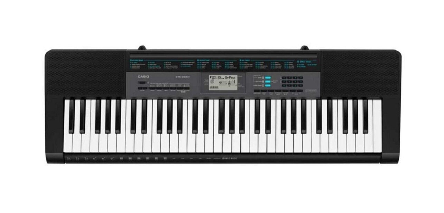Casio CTK-2550 61 Key Portable Keyboard with App Integration/Dance