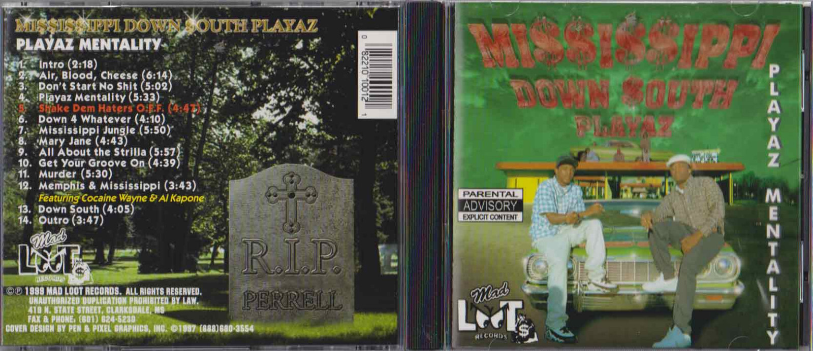 MISSISSIPPI DOWN SOUTH PLAYAZ セットg-rap Mississippi Down South