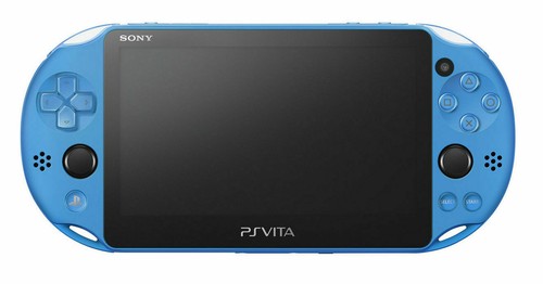 USED PS Playstation vita Wi-Fi model LIGHT BLUE WHITE PCH-2000