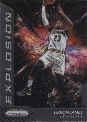 2016-17 Panini Prizm Mosaic Red LeBron James Cleveland Cavaliers