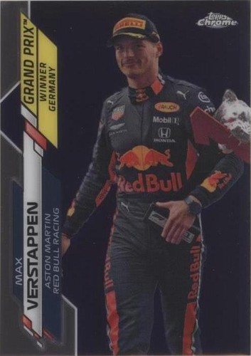 2020 TOPPS CHROME F1 #143 MAX VERSTAPPEN ROOKIE RC CARD PSA 10 LOW