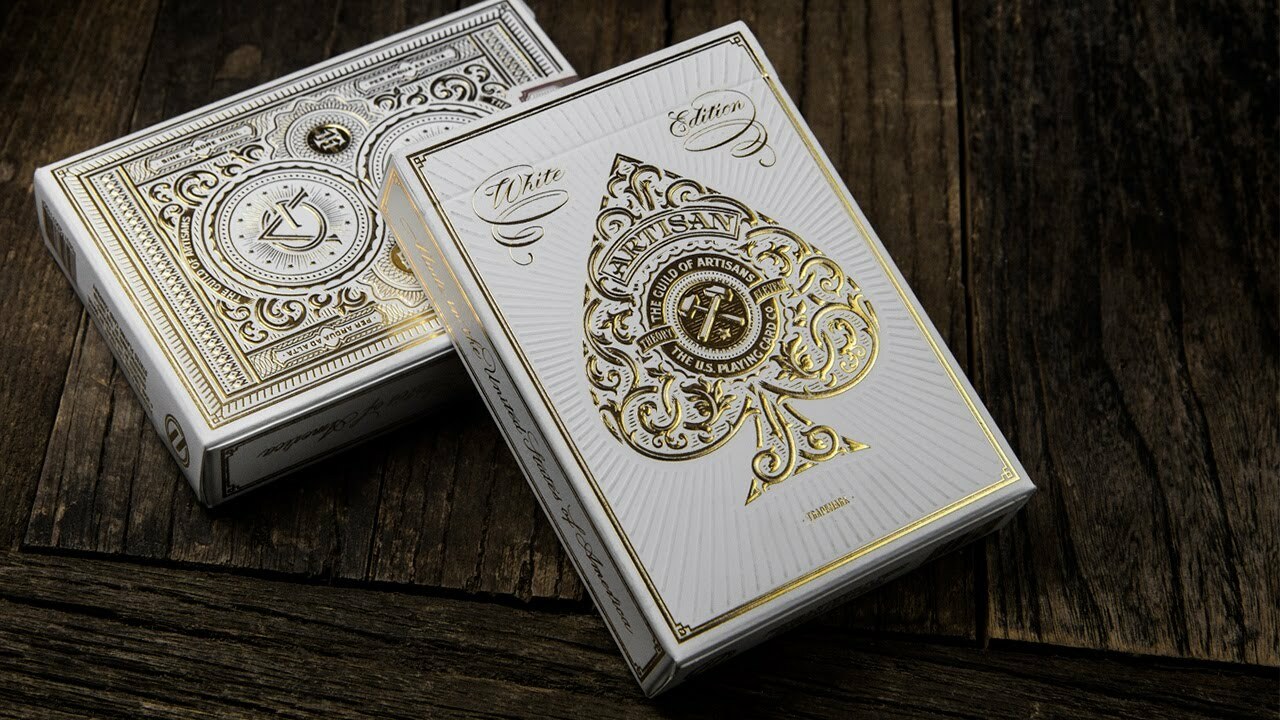 White Artisan Playing Cards (2018 edition) | eBay