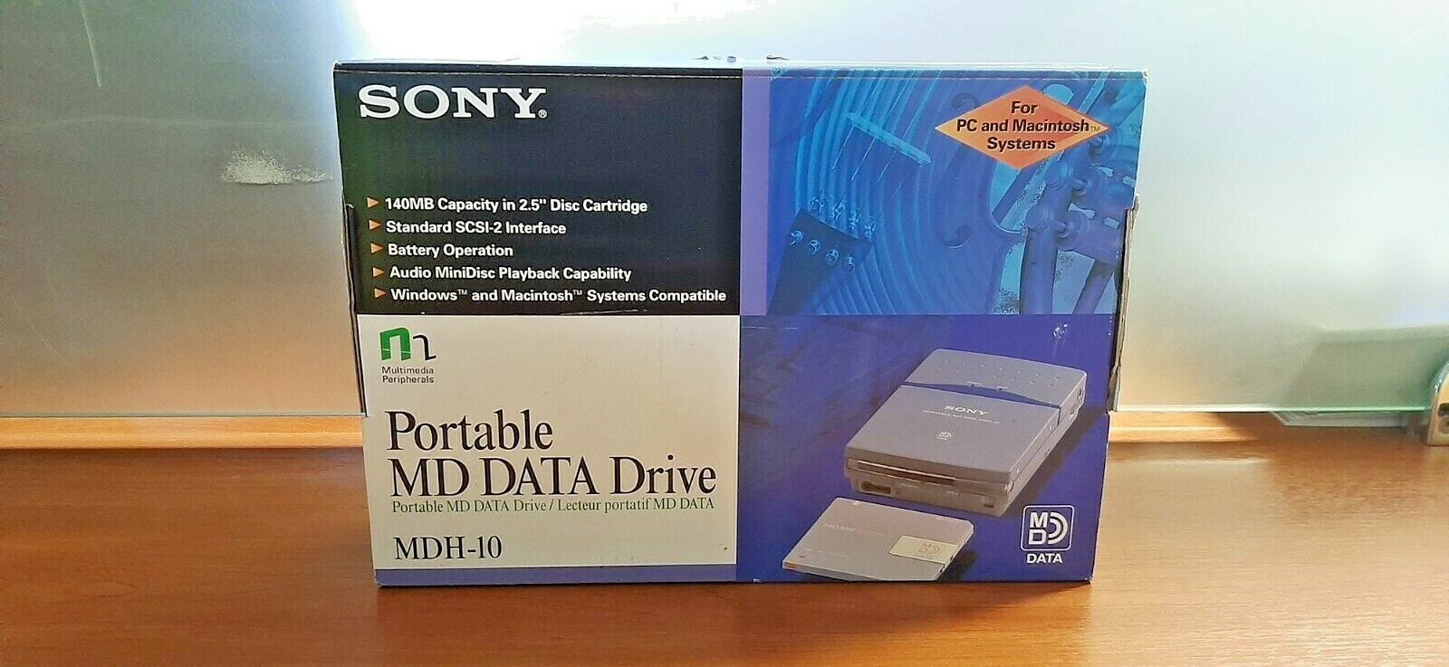 Sony MDH-10 portable mini disc data drive =EXCELLENT= | eBay