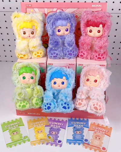 POP MART HACIPUPU Gummy Bear Series-Vinyl Plush Pendant Blind Box