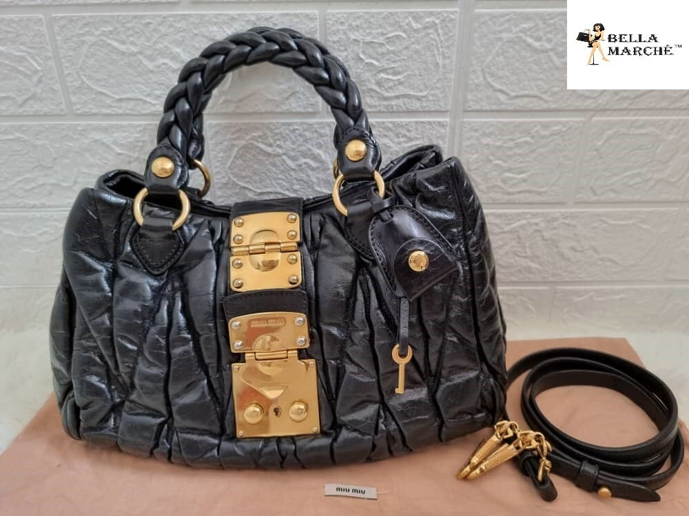 Miu Miu Matelasse 2-Way Bag | eBay