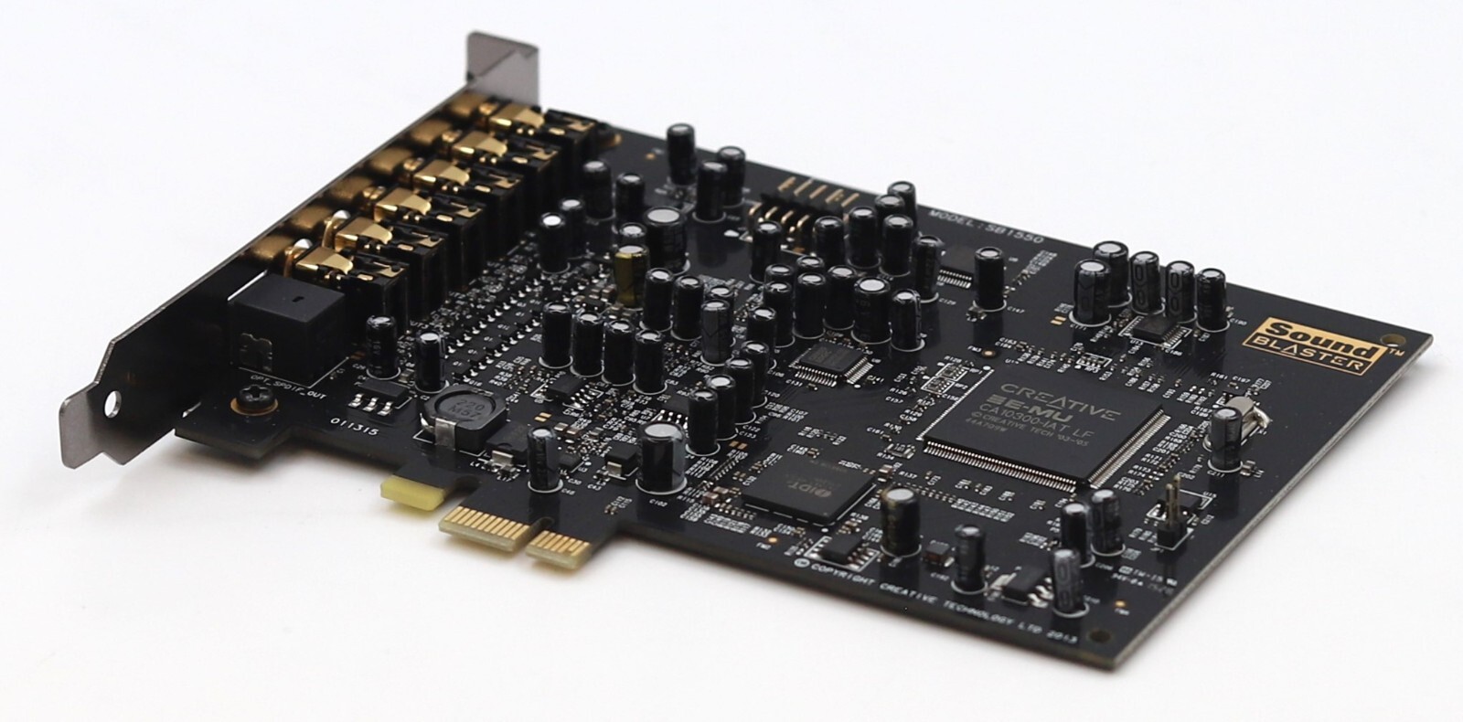 Creative SB1550 Sound Blaster Audigy RX 7.1 PCIe x1 Sound Card