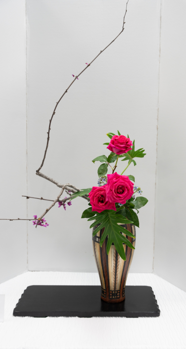 日本花道聖地亞哥和美支部年度插花展舉行| 小原流| 日式插花| 大紀元