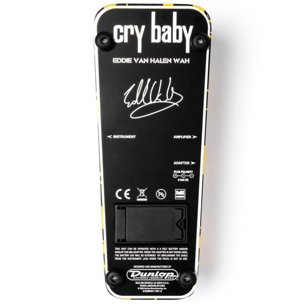 Dunlop EVH95 Eddie Van Halen Signature Cry Baby Wah Wah Guitar