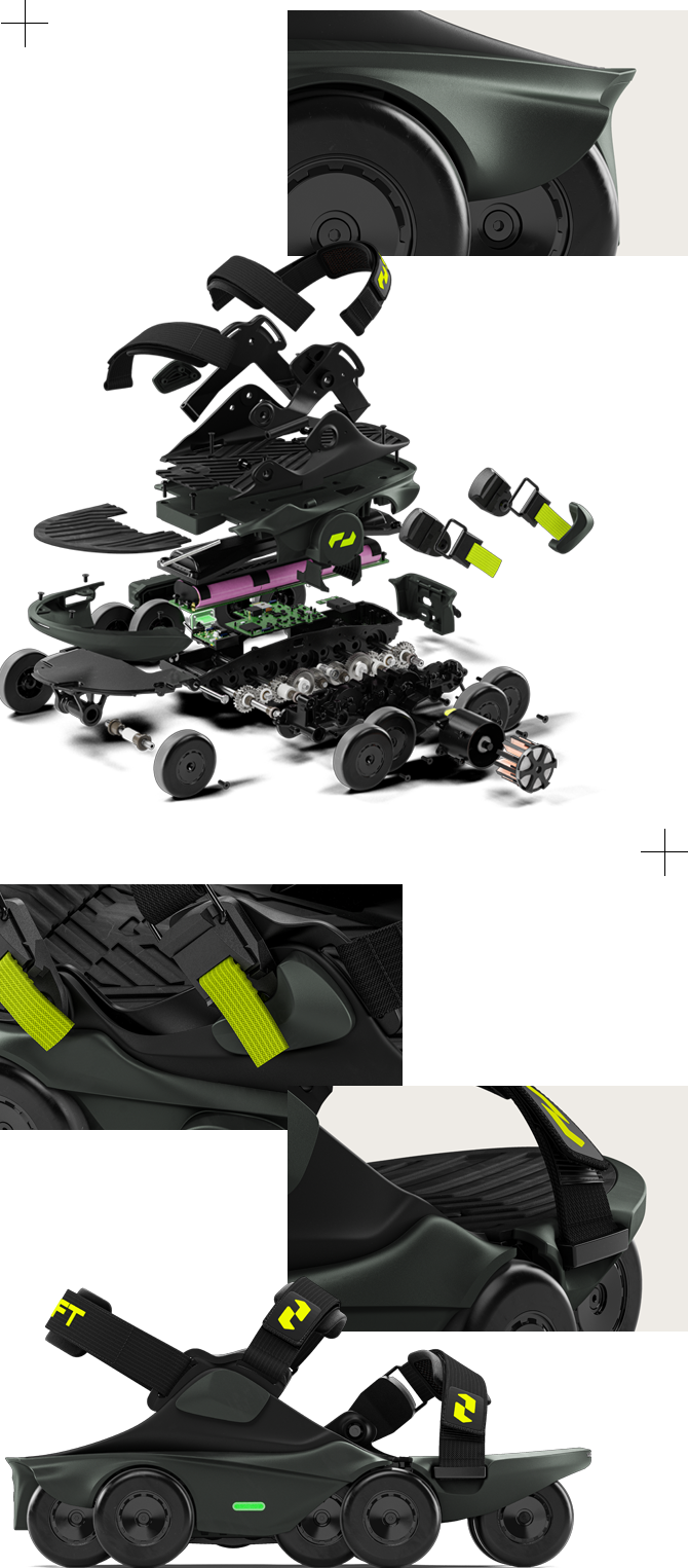 Moonwalkers - the world's fastest shoes by Shift Robotics