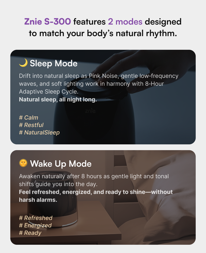 Znie S-300 : Your Silent Sleep Companion for Restful Nights