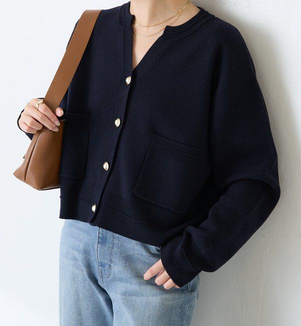 スキッパースウェットライクカーディガン｜ルミネのファッション通販