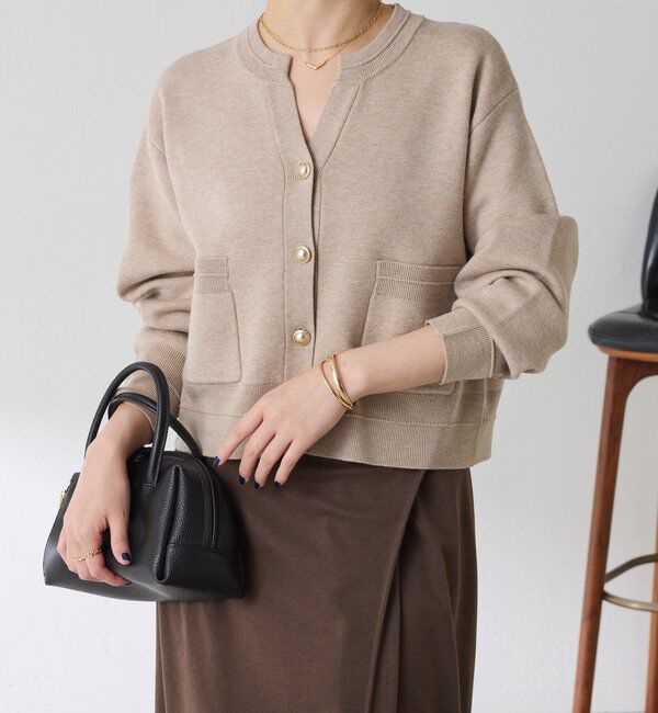 スキッパースウェットライクカーディガン｜ルミネのファッション通販