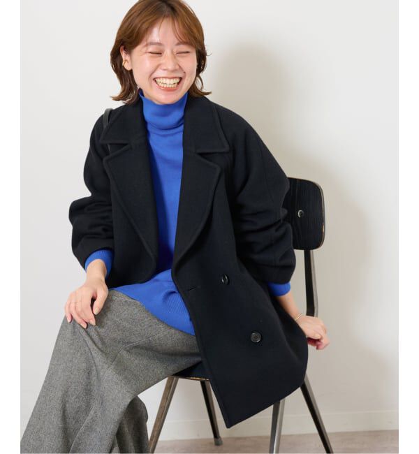 WEB限定追加》尾州ウールショートPコート（JOURNAL STANDARD relume