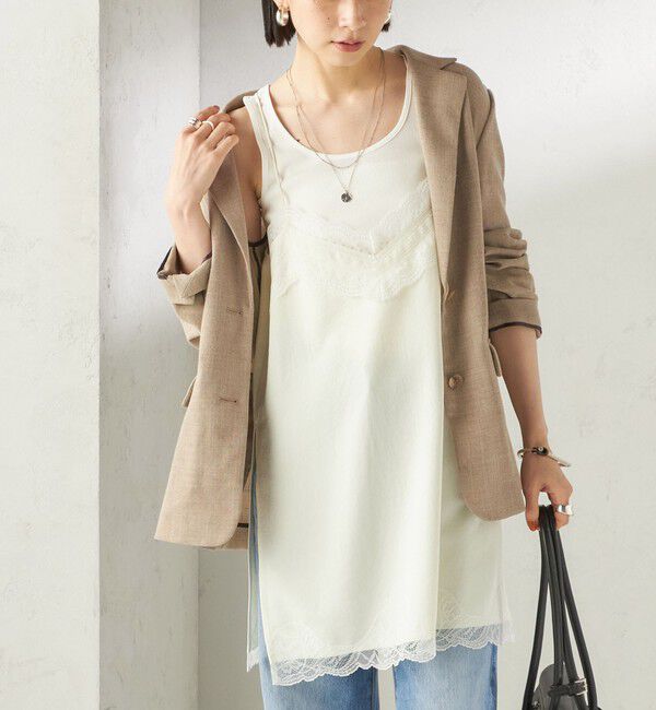 追加》ラッセルレースギャザーキャミ（NOBLE）｜ルミネのファッション