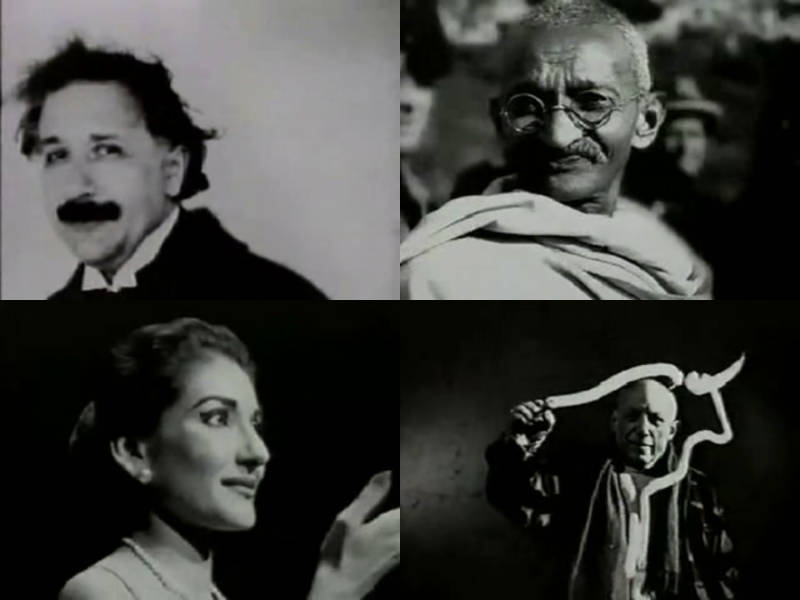 Appleの名作CM「Think different.」とそのメイキング映像 - GIGAZINE