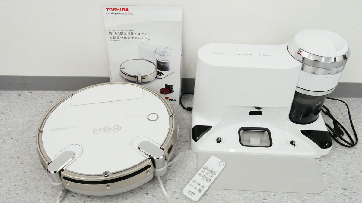 1カ月間もゴミ捨て不要で連続使用できる東芝製ロボット掃除機「TORNEO